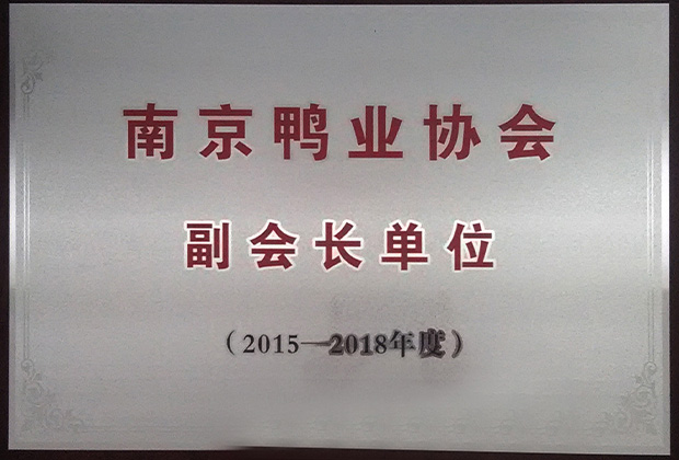 南京鸭业协会副会长单位